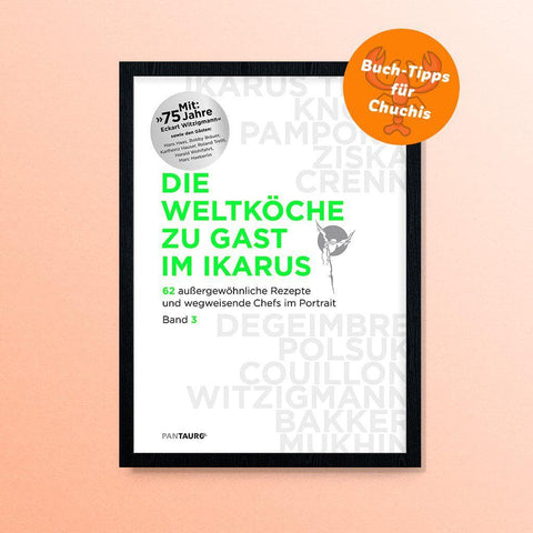 DER HUMMER empfiehlt Die Weltköche zu Gast im Ikarus Kochbuch Haedecke